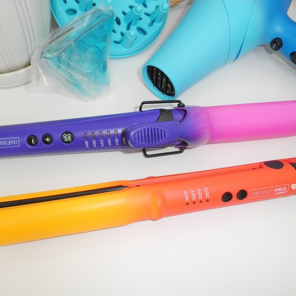 Conair Infinity Pro Summer of Love Curling Iron Flat Iron Hair Dryer SET Repair - Picture 4 of 4